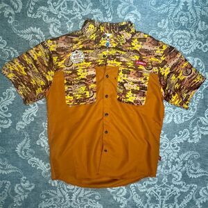Magellan Men's Fish Gear Shiner Graphic Print Shirt M Short Sleeve Casual